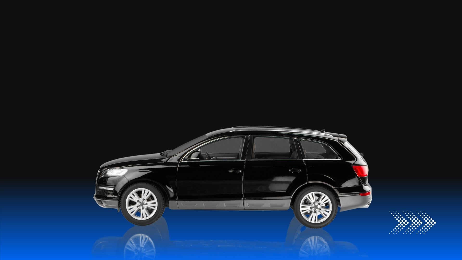 Black and Blue Modern Car Dealership Automotive Presentation