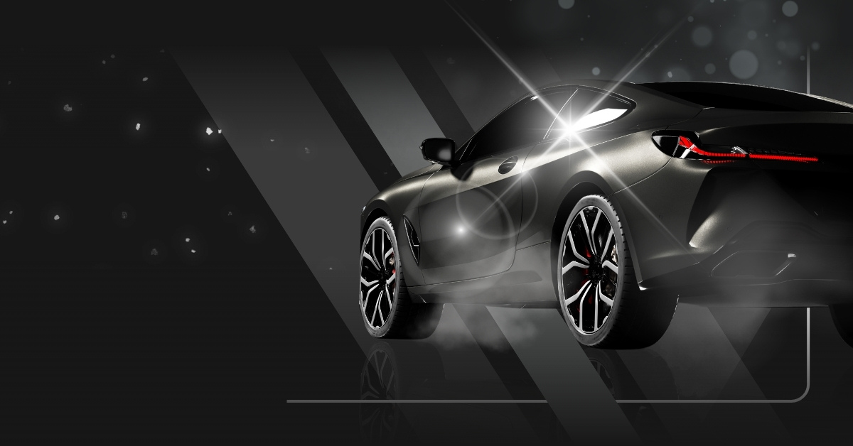 Black And White Modern Car Sale Facebook Ad