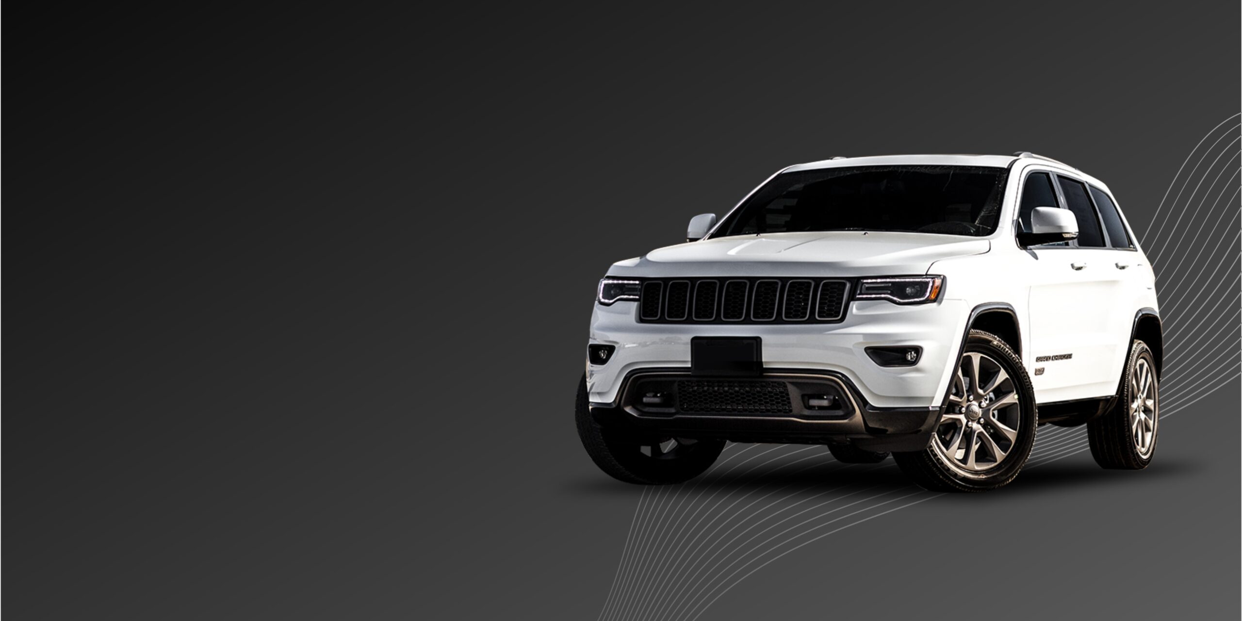 Black Modern Luxury Rent Car Banner