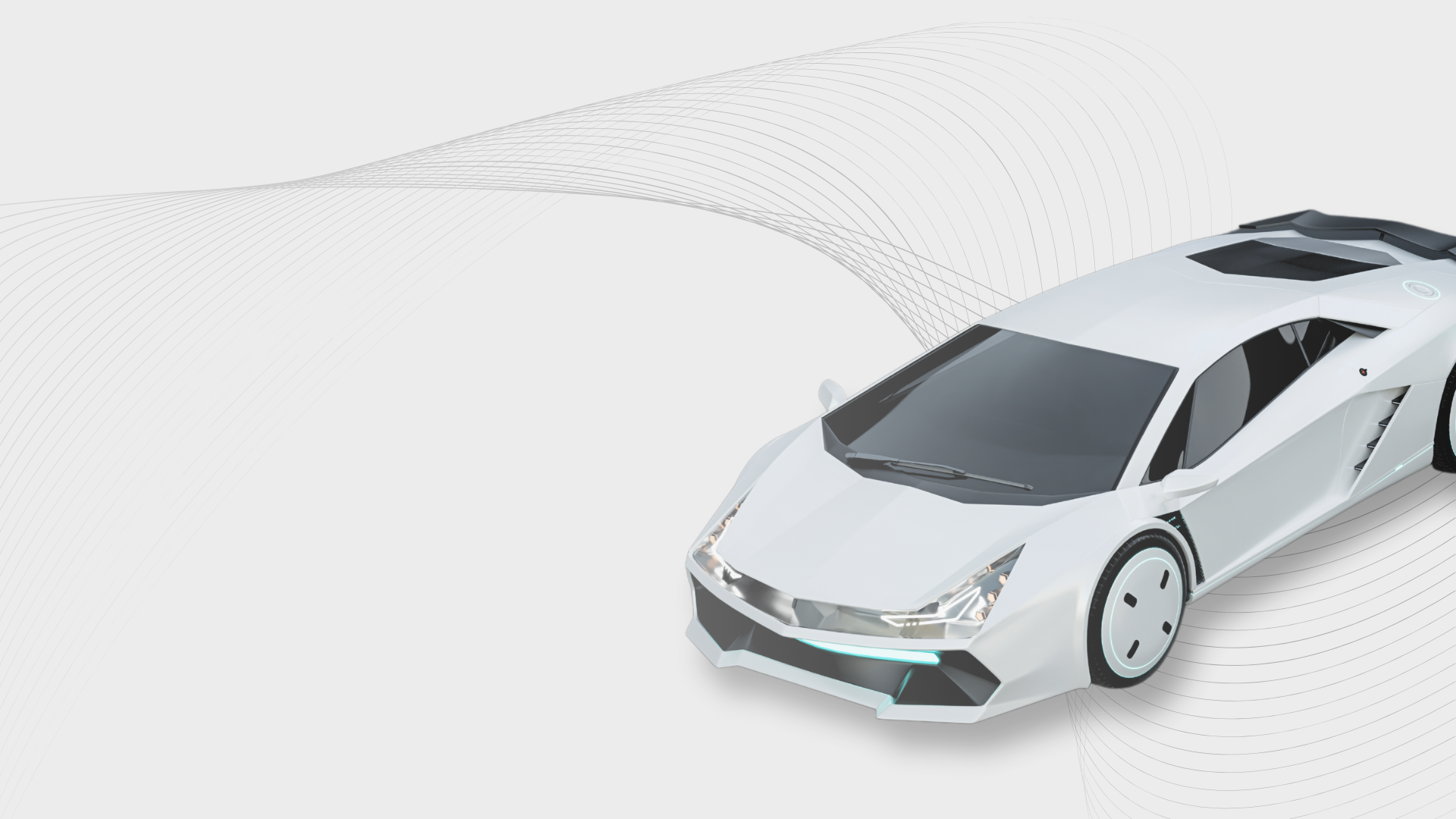 White Simple Clean Electric Vehicle Showcase Presentation