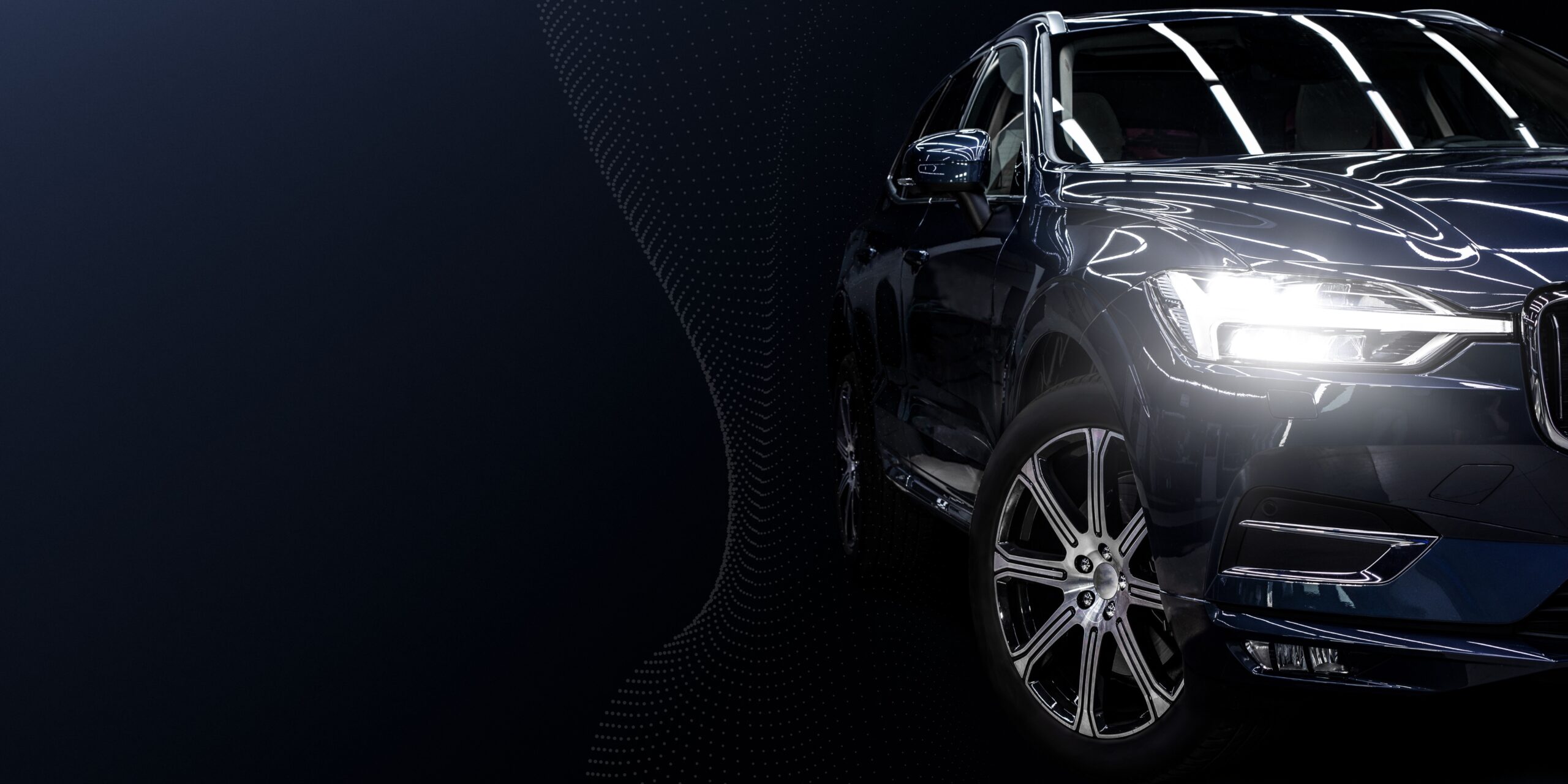 Yellow and Black Dark and Dynamic Car Sales and Promos Business Banner