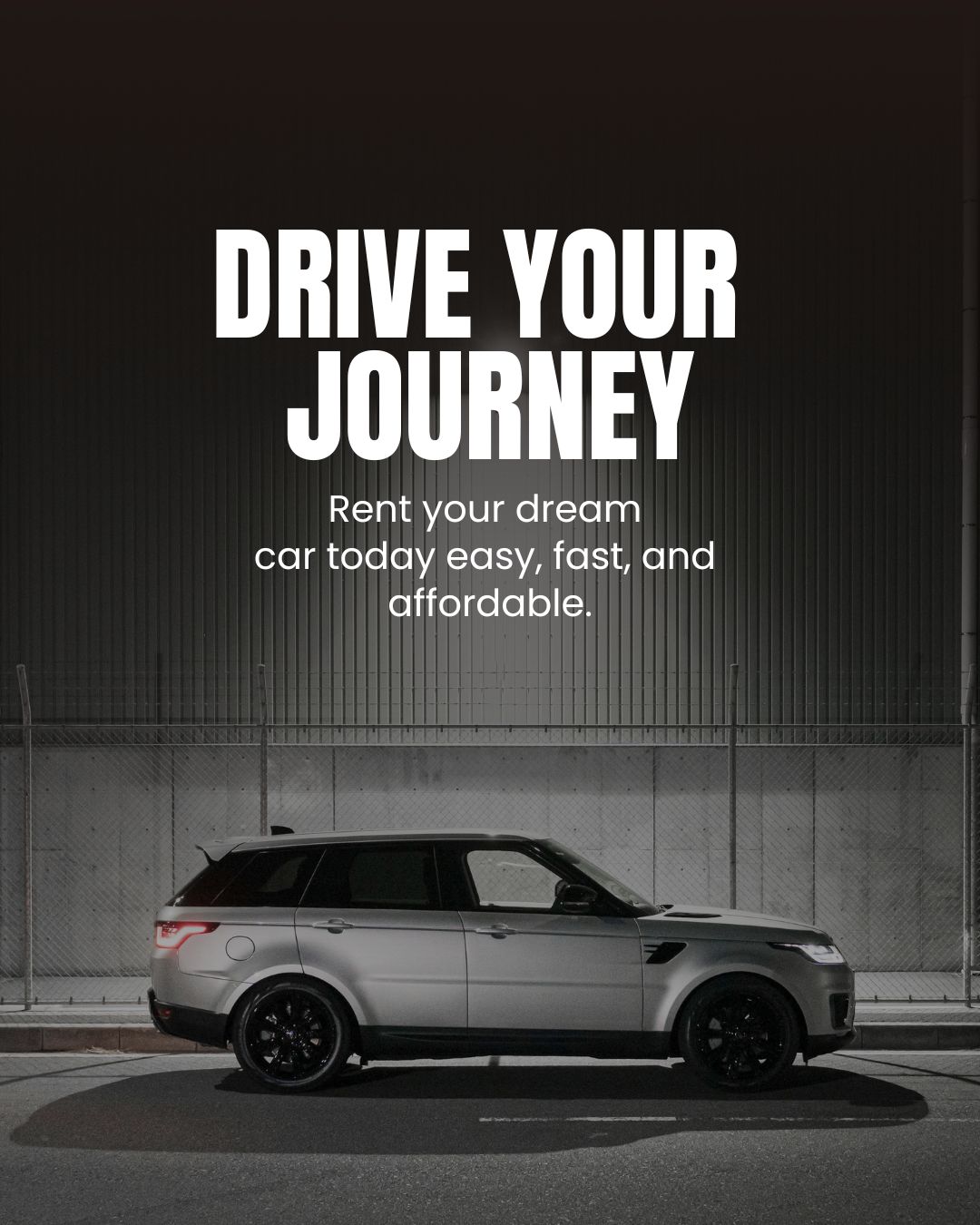 Black and White Modern Car Rental in mumbai